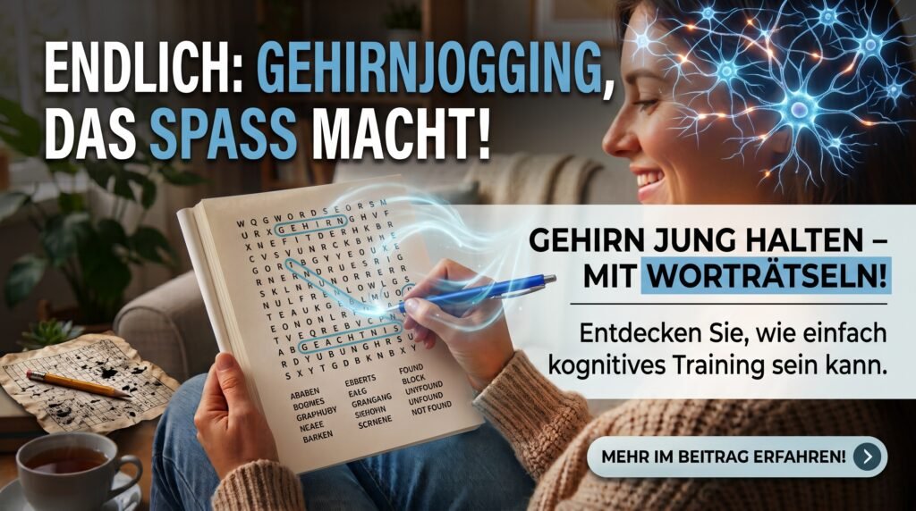gehirnjogging mit wortsuchrätseln